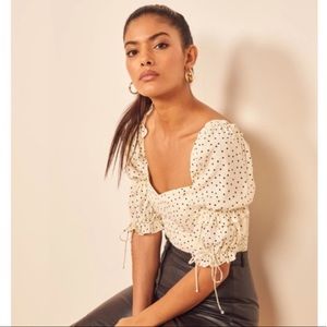 Reformation Nina Top in Pepper 0